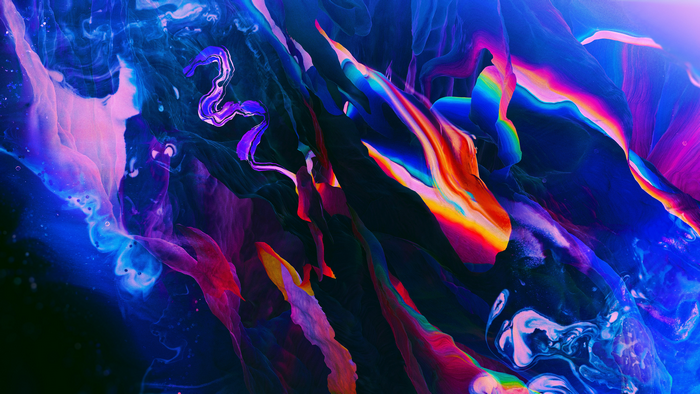 4K Abstract Colorful Digital Art