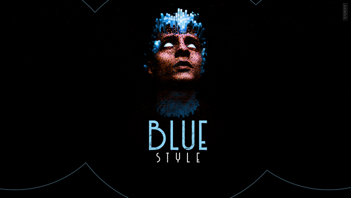 4K Blue Style Digital Art