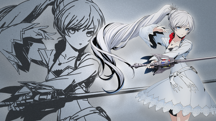 Weiss Schnee from RWBY with Myrtenaster