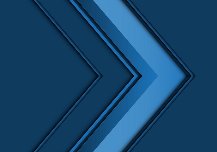 Abstract blue arrows 4K