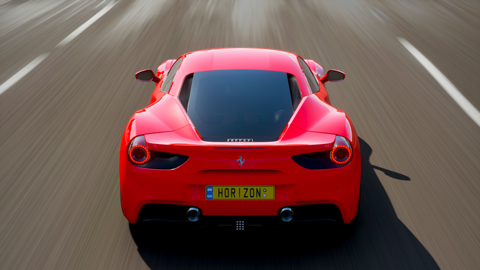 Red Ferrari 488 GTB in Forza Horizon 4