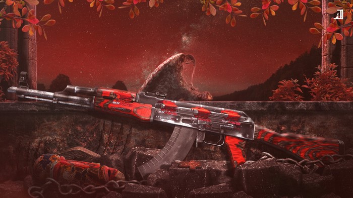 Counter-Strike AK-74 Weapon Skin Design