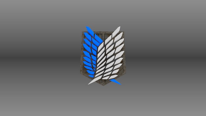 Wings of Freedom emblem from Attack on Titan