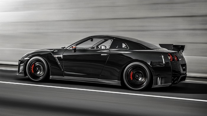 Nissan GTR Black Sports Car Photography