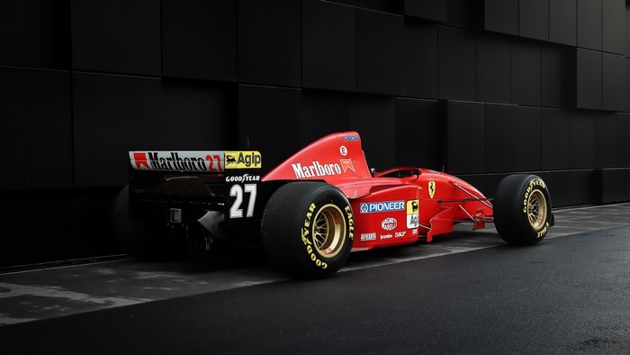 Ferrari Formula 1 race car with Marlboro and Pioneer logos