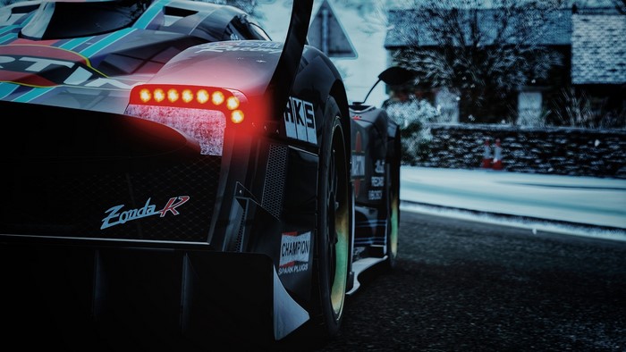 Pagani Zonda R with Martini Racing design in Forza Horizon 4