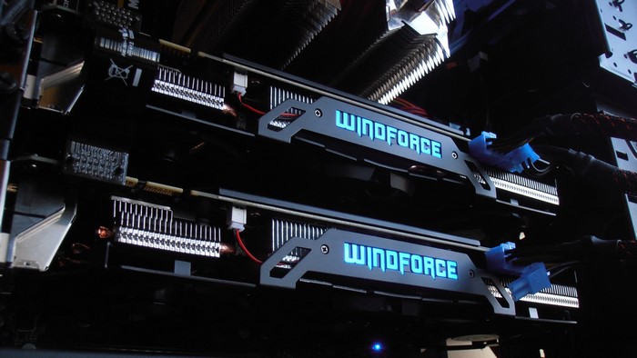 Gigabyte Windforce GPUs in a PC