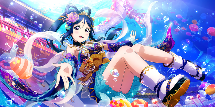 Matsuura Kanan from Love Live! Sunshine!! underwater