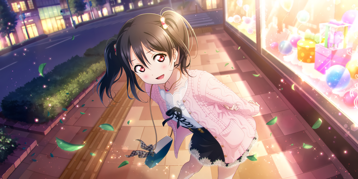Nico Yazawa from Love Live! Series walking at night