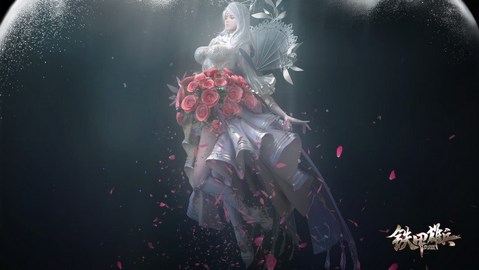 Fantasy girl with roses from Blood of Steel