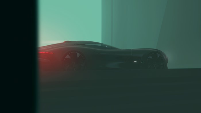 Jaguar Vision GT Concept Car in Green Haze