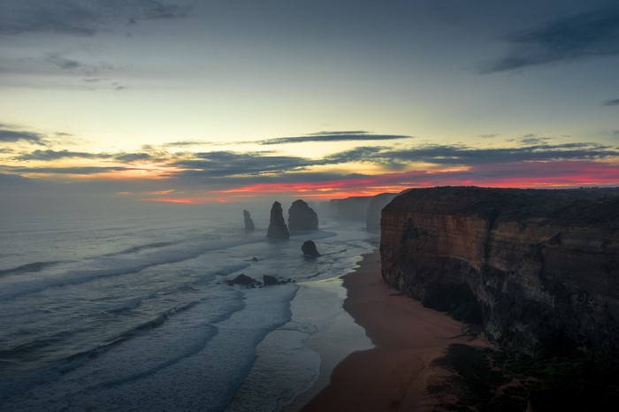 The Twelve Apostles at sunset