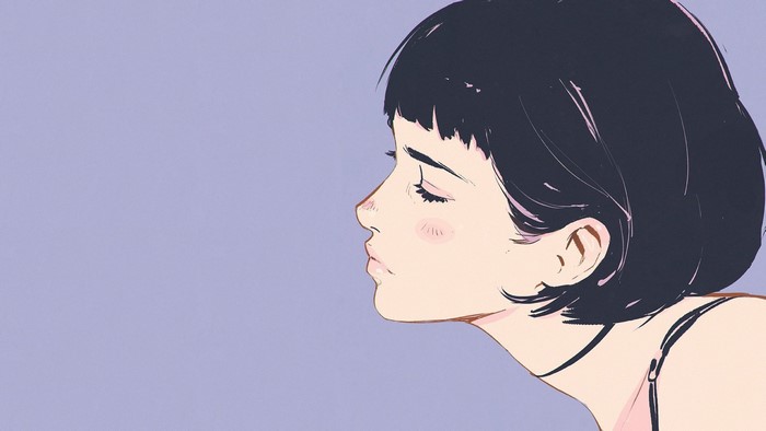 Artwork of a woman by Ilya Kuvshinov
