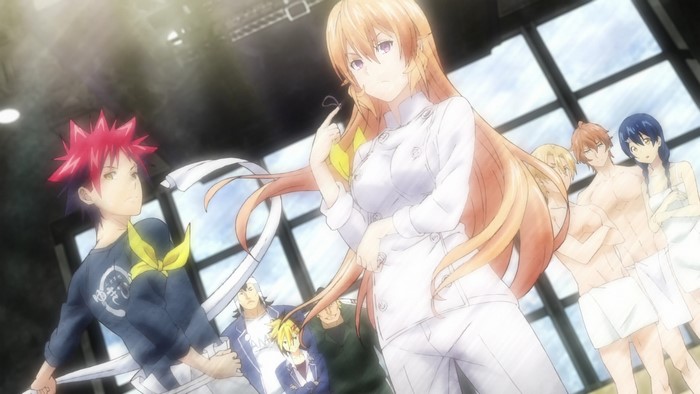 Erina Nakiri and Soma Yukihira from Shokugeki no Souma