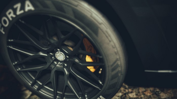 Jeep Grand Cherokee Trackhawk wheel with Forza branding