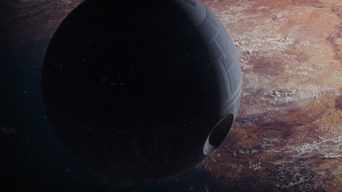 Death Star from Rogue One: A Star Wars Story