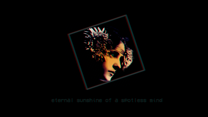 Woman with flowers and quote