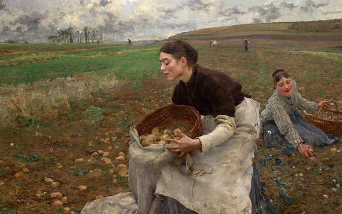 Potato Harvest in France by Jules Bastien-Lepage