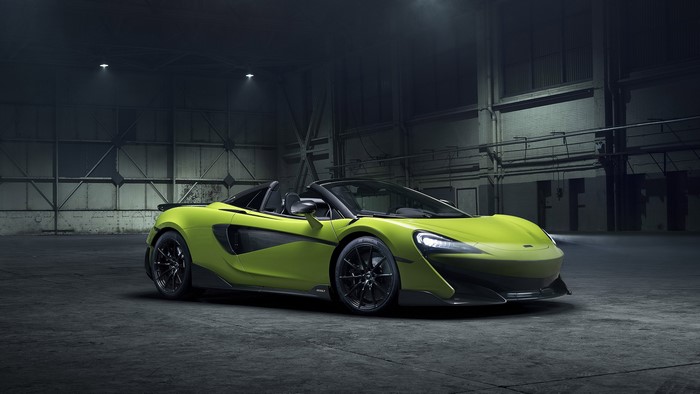 4K McLaren 600LT Spider Supercar