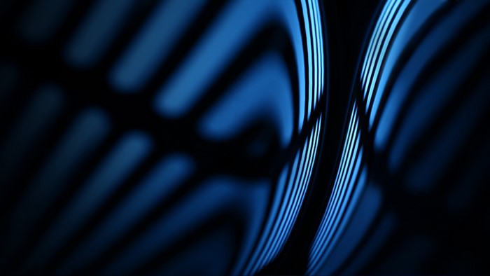 Abstract Blue Shapes