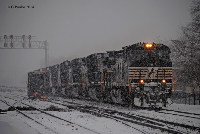 Train in Snow