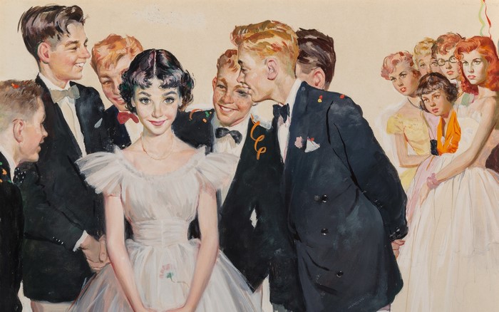 Artwork by Ernest Chiriaka, 1953