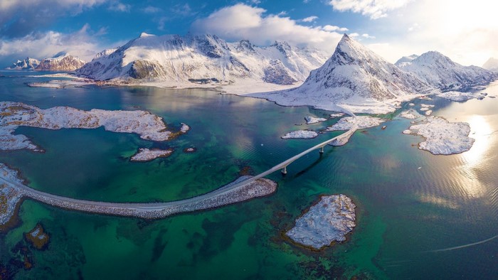 Fredvang Bridges, Lofoten Islands, Norway