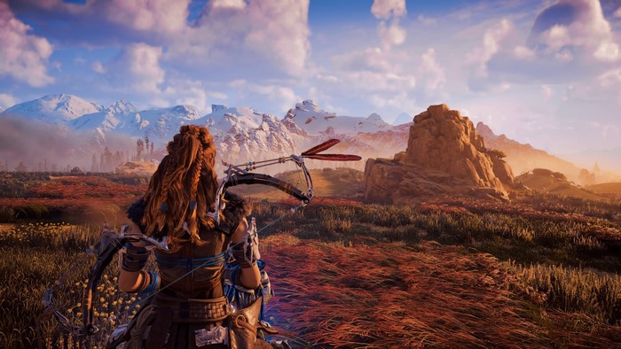 PlayStation 4, protagonist, video game girls, Horizon: Zero Dawn, video ...