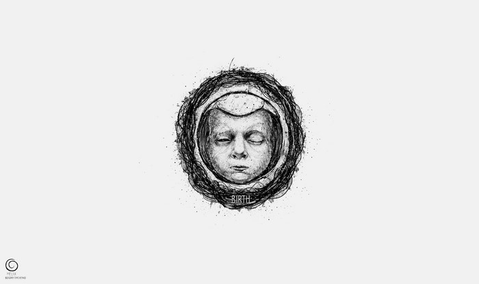 Birth artwork by Bogdan Timchenko