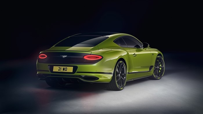 Bentley Continental GT in Lime Green