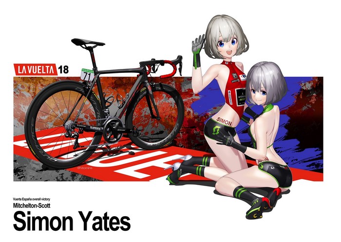 Simon Yates La Vuelta 18 Victory Anime Girls