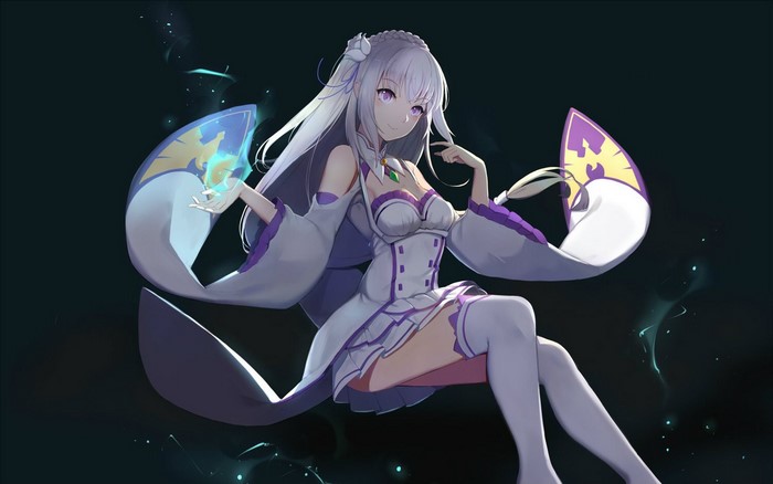 Emilia from Re:Zero Kara Hajimeru Isekai Seikatsu