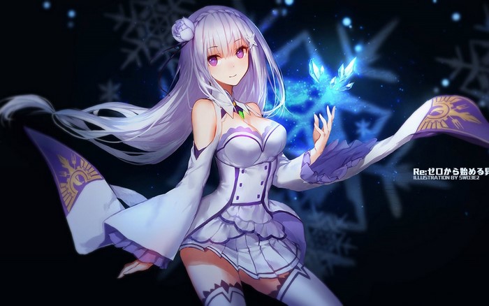 Emilia from Re:Zero Kara Hajimeru Isekai Seikatsu