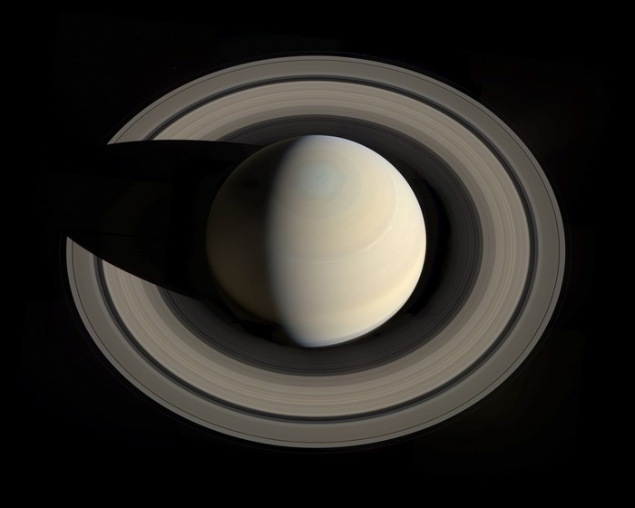 Saturn and its rings