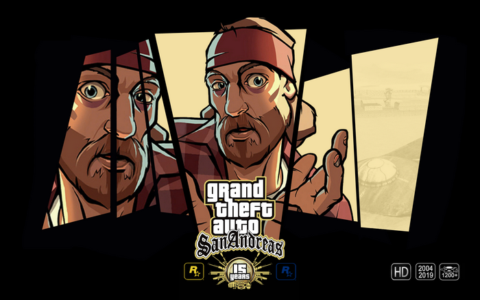 GTA San Andreas Iconic Character Artwork