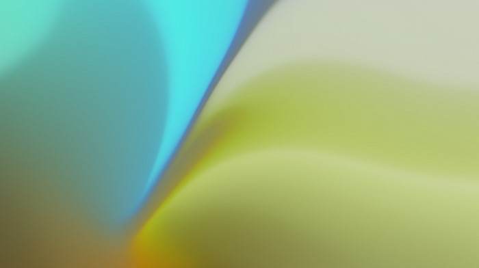Abstract blurred gradient of blue and green