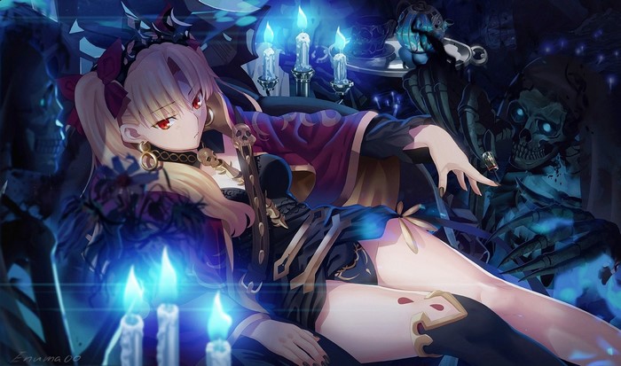 Ereshkigal from Fate/Grand Order in Dark Fantasy