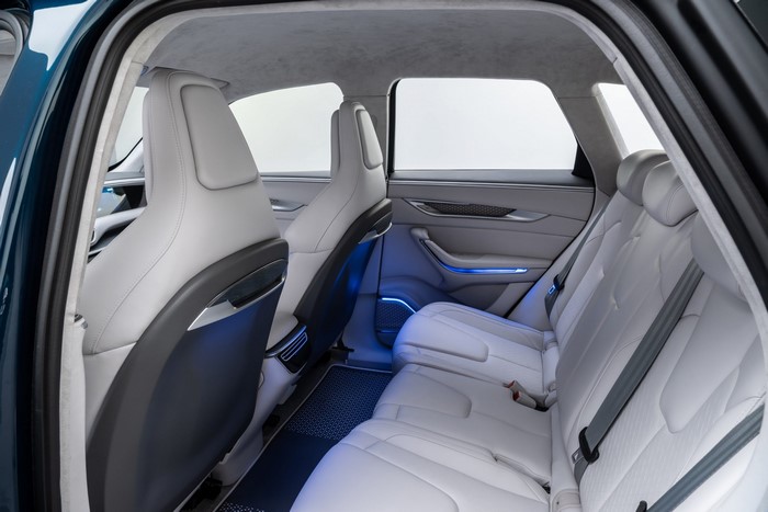 Interior of a modern electric SUV
