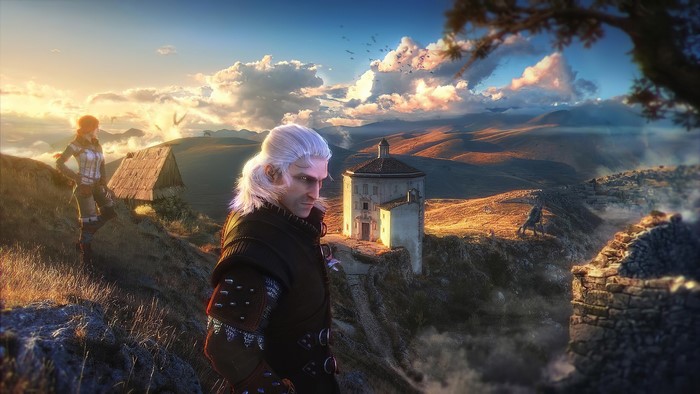 Geralt and Triss from The Witcher 2: Assassins of Kings