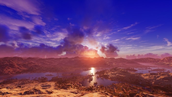 4K Assassins Creed: Origins Video Game Landscape