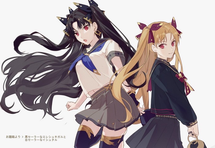 Ishtar and Ereshkigal from Fate/Grand Order