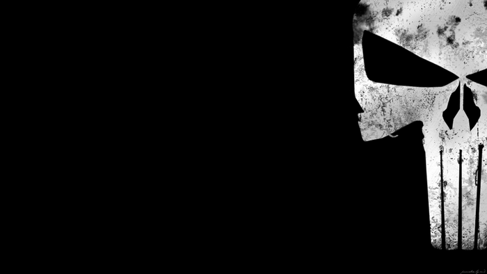 The Punisher skull logo from Marvel Comics