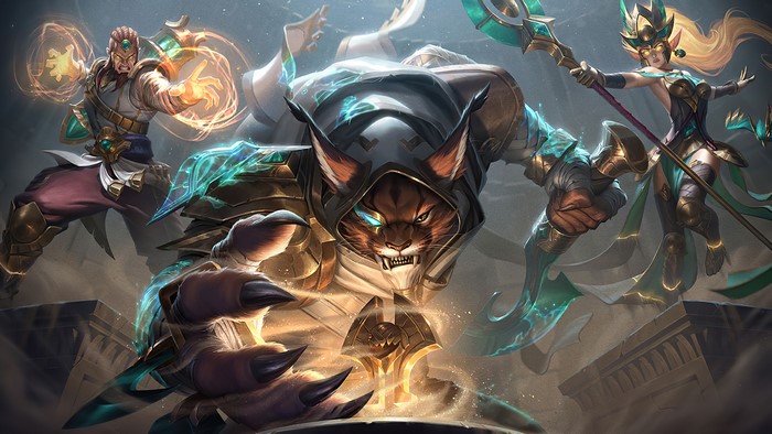 4K Rengar and Janna from League of Legends