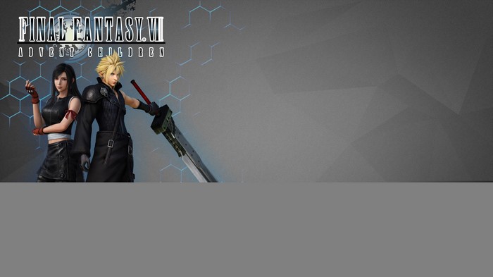 Cloud Strife and Tifa Lockhart from Final Fantasy VII: Advent Children