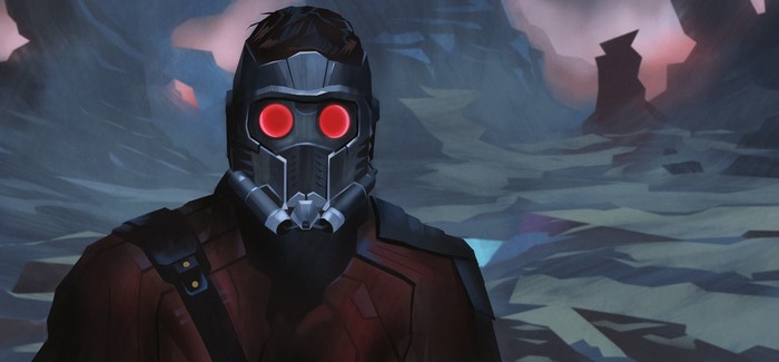 Star-Lord from Guardians of the Galaxy artwork