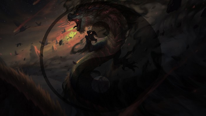 Smite Yin and Yang Dragon