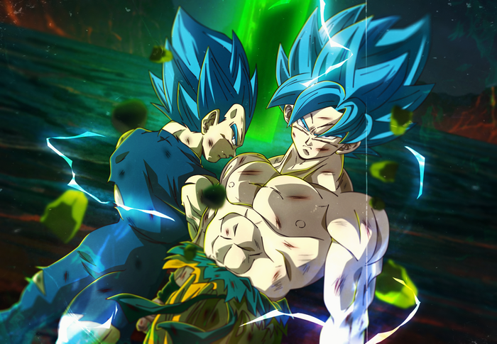 Son Goku and Vegeta from Dragon Ball Super