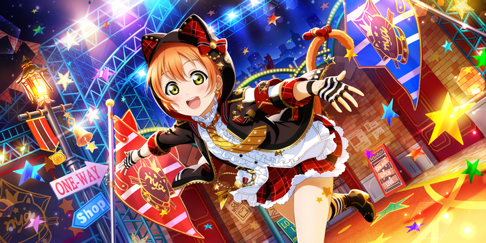 Hoshizora Rin from Love Live! Series in a Cat Costume