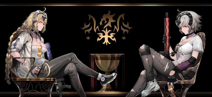 Jeanne d'Arc and Jeanne Alter from Fate/Grand Order