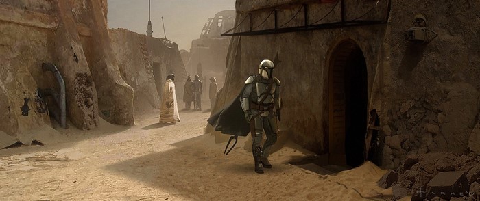 The Mandalorian on Tatooine